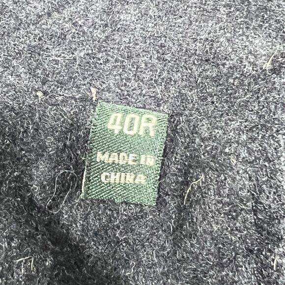 Lauren Ralph Lauren Gray Coat Mens 40 R Wool Blend Button Close 2-in-1 Jacket - Picture 13 of 15